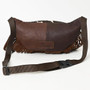 AMERICAN DARLING American Darling Ohlay Women's Brown Fanny Pack Fringe Handbag Purse  AMERICAN DARLING American Darling Ohlay Women's Brown Fanny Pack Fringe Handbag Purse