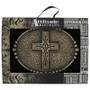 MONTANA SILVERSMITH Montana Silversmiths Men's Oval Ball Edge Cross Faith Of The Southwest Buckle 