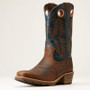 ARIAT Ariat Men's Fiery Brown Crunch Hybrid Roughstock Square Toe Cowboy Boot  ARIAT Ariat Men's Fiery Brown Crunch Hybrid Roughstock Square Toe Cowboy Boot