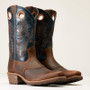 ARIAT Ariat Men's Fiery Brown Crunch Hybrid Roughstock Square Toe Cowboy Boot  ARIAT Ariat Men's Fiery Brown Crunch Hybrid Roughstock Square Toe Cowboy Boot