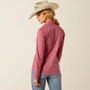 ARIAT Ariat Women's Rose Wine Kirby Stretch Button Down Shirt  ARIAT Ariat Women's Rose Wine Kirby Stretch Button Down Shirt