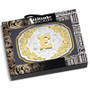 MONTANA SILVERSMITH Montana Silversmiths Silver Engraved Gold Western "E" Initial Buckle 