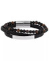 MONTANA SILVERSMITH Montana Silversmiths Men's Black Copper Sky Layered Bracelet 