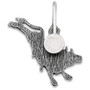 MONTANA SILVERSMITH Montana Silversmiths Silver Rider's Resolve Bull Rider Hat Clip 
