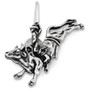 MONTANA SILVERSMITH Montana Silversmiths Silver Rider's Resolve Bull Rider Hat Clip 