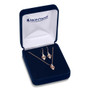 MONTANA SILVERSMITH Montana Silversmiths Women's Rose Gold Elegant Embrace Crystal Jewelry Set 