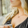 MONTANA SILVERSMITH Montana Silversmiths Women's Silver Hanging On Heartstring Necklace 
