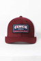 CINCH Cinch Women's White & Burgundy America's Rodeo Brand Patch Cap 