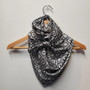 M & F M&F Western Women's Black & White Diamond Print Wild Rag  M & F M&F Western Women's Black & White Diamond Print Wild Rag