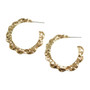 M & F M&F Western Blazin Roxx Women's Gold Hoop Earrings 