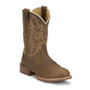 JUSTIN Justin Men's Brown Wild Bill Round Toe Cowboy Boot  JUSTIN Justin Men's Brown Wild Bill Round Toe Cowboy Boot