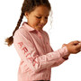 ARIAT Ariat Girl's Mauve Stripe Team Kirby Long Sleeve Shirt 