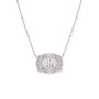 SPUR WEST SpurWest Silver Initial "L" Mini Belt Buckle Necklace 