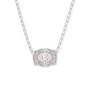 SPUR WEST SpurWest Silver Initial "C" Paperclip Chain Mini Belt Buckle Necklace 