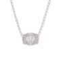 SPUR WEST SpurWest Silver Initial "T" Paperclip Chain Mini Belt Buckle Necklace 