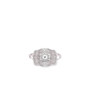 SPUR WEST SpurWest Silver Amelia Rose Mini Belt Buckle Adjustable Ring 