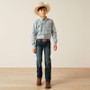 ARIAT Ariat Boy's Khaki Pro Series Shelton Classic Fit Shirt 