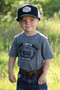 CINCH Cinch Toddler Boy's Gray Denim Tee 