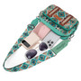 MONTANA WEST Montana West Wrangler Green Aztec Dual Sided Print Crossbody Purse 