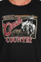 CINCH Cinch Men's Black Country Print Tee 
