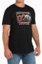 CINCH Cinch Men's Black Country Print Tee 