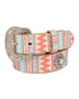 M & F Angel Ranch M&F Western Girl's Multicolor Pastel Glitter Rhinestone Belt 