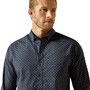 ARIAT Ariat Men's Navy Mylo Modern Fit Long Sleeve Shirt 