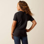 ARIAT Ariat Girl's Black Boot Stitch Logo T Shirt 