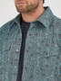 WRANGLER Wrangler Men's Pine Paisley Retro Western Snap Printed Shirt 