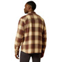 ARIAT Ariat Men's Brown Hudson Retro Fit Long Sleeve Button Up Tall Shirt 