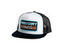 RED DIRT Red Dirt Black & White Between The Lines Flat Bill Cap 