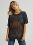 WRANGLER Wrangler Women's Wild Horses X Lainey Wilson Horse Oversized Tee 