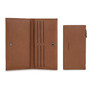 MONTANA WEST Montana West Wrangler Brown Long Wallet With Detachable Zipper Pocket 