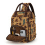 MONTANA WEST Montana West Wrangler Dark Yellow Vintage Retro Cowboy Cool Print Backpack 