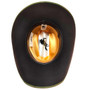 STETSON/RESISTOL/CHARLIE 1 HORSE Stetson Chocolate Bound Edge Foothills 3X Felt Cowboy Hat 