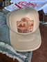 WILD JUNKIE Wild Junkie Khaki Cattle Tag Trucker Hat 