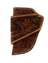 M & F M&F Western Brown Crocodile Printed Leather Draw Knife Sheath 