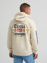 WRANGLER Wrangler Coors Men's White Banquet Antique Hoodie 