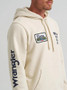 WRANGLER Wrangler Coors Men's White Banquet Antique Hoodie 