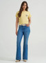 WRANGLER Wrangler Coors Women's Buff Yellow Colorado Tee 