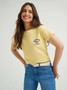 WRANGLER Wrangler Coors Women's Buff Yellow Colorado Tee 