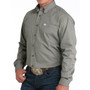 CINCH Cinch Men's Olive Diamond Print Classic Fit Western Shirt 