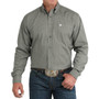 CINCH Cinch Men's Olive Diamond Print Classic Fit Western Shirt 