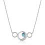 Montana Silversmiths Women's Silver & Turquoise Floating On A Breeze Necklace