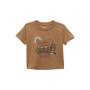 Wrangler Baby Boy's Tobacco Brown Sawyers T Shirt