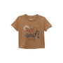 WRANGLER Wrangler Baby Boy's Tobacco Brown Sawyers T Shirt  WRANGLER Wrangler Baby Boy's Tobacco Brown Sawyers T Shirt
