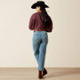 Ariat Women's Candy Ultra High Rise Cheyenne Yoke Tomboy Straight Leg Jean