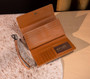 MONTANA WEST Montana West Wrangler Women's Brown Aztec Embroidered Wallet/Wristlet 