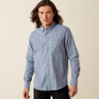 ARIAT Ariat Men's Chambray Blue Macoy Modern Fit Shirt  ARIAT Ariat Men's Chambray Blue Macoy Modern Fit Shirt