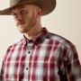 ARIAT Ariat Men's Dark Red Pro Series Tillman Classic Fit Shirt  ARIAT Ariat Men's Dark Red Pro Series Tillman Classic Fit Shirt